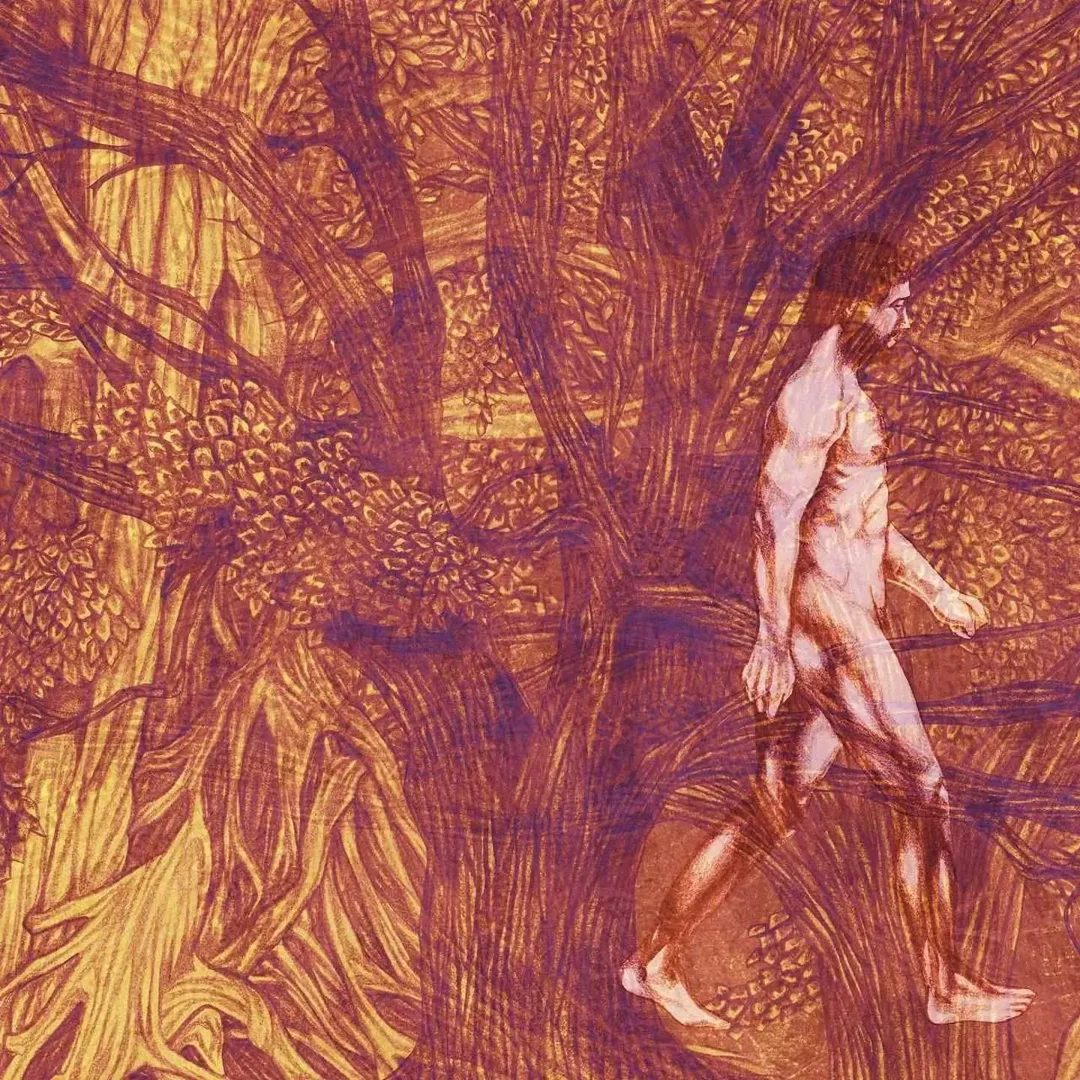"Tree" eseri CAN PEKİN tarafından 2017 yılında 25x25 cm ölçülerinde Tuval üzeri karışık teknik tekniği ile yapılmıştır.