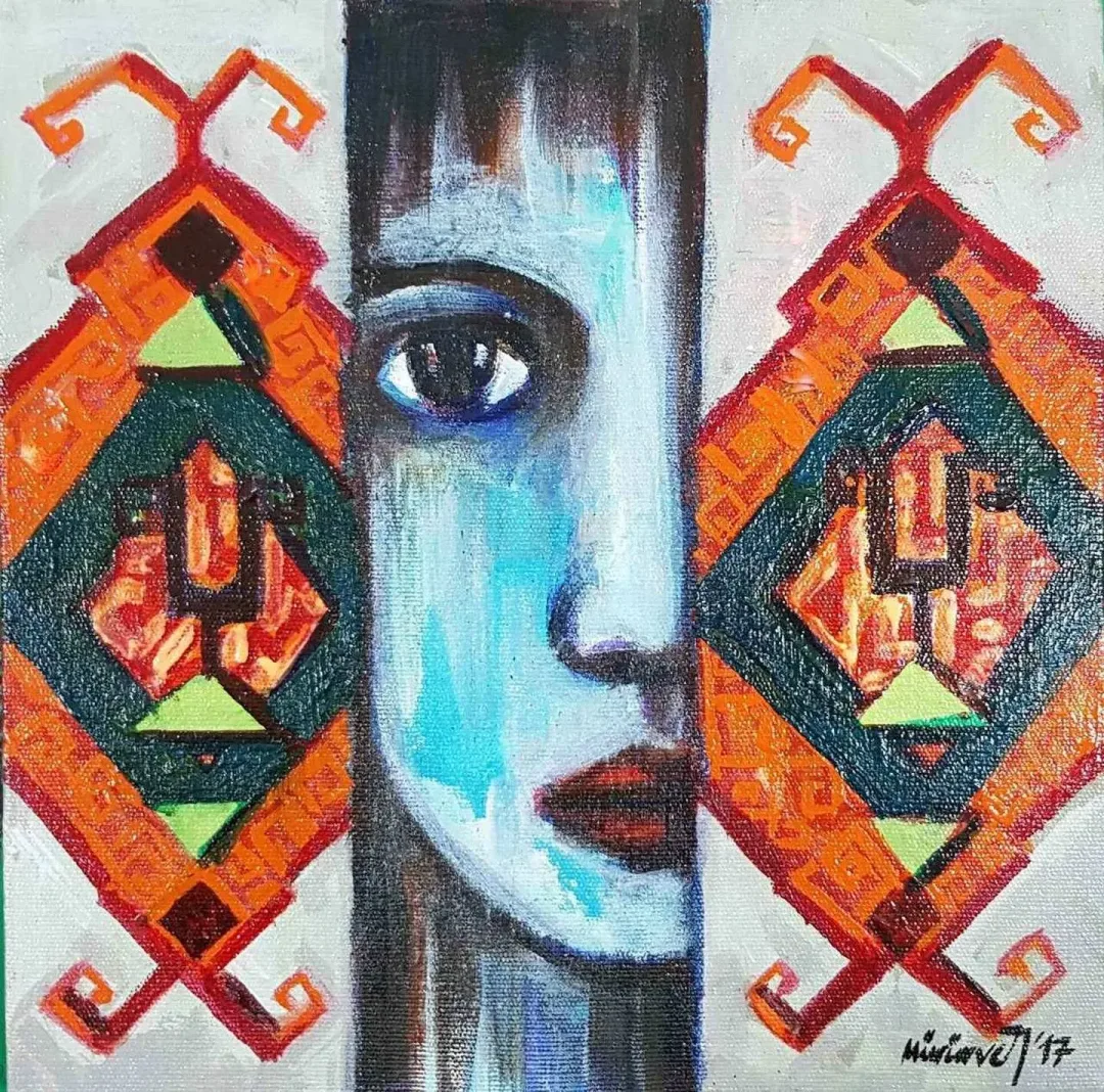 "isimsiz" eseri MÜRÜVVET DURAK tarafından 2017 yılında 25x25 cm ölçülerinde Tuval üzeri yağlı boya tekniği ile yapılmıştır.