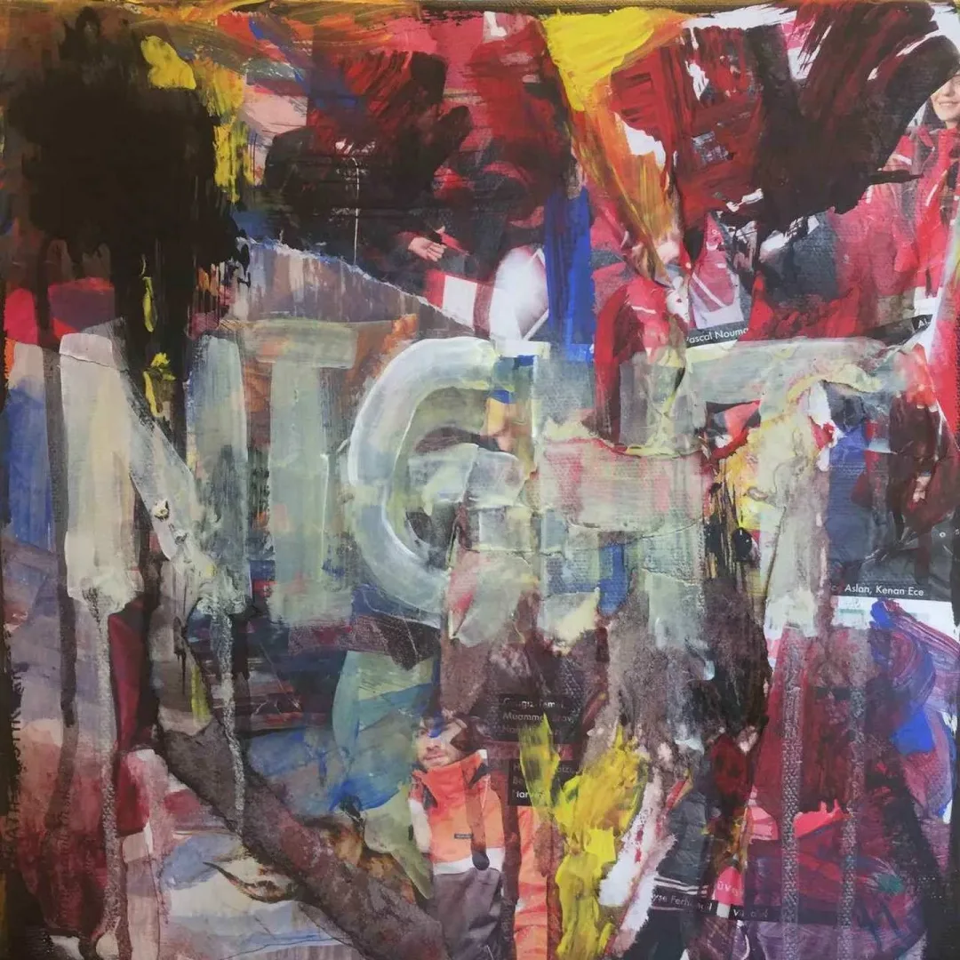 yakınlaştır "Night" eseri YAĞMUR TURAN tarafından 2017 yılında 25x25 cm ölçülerinde Tuval üzeri karışık teknik tekniği ile yapılmıştır.