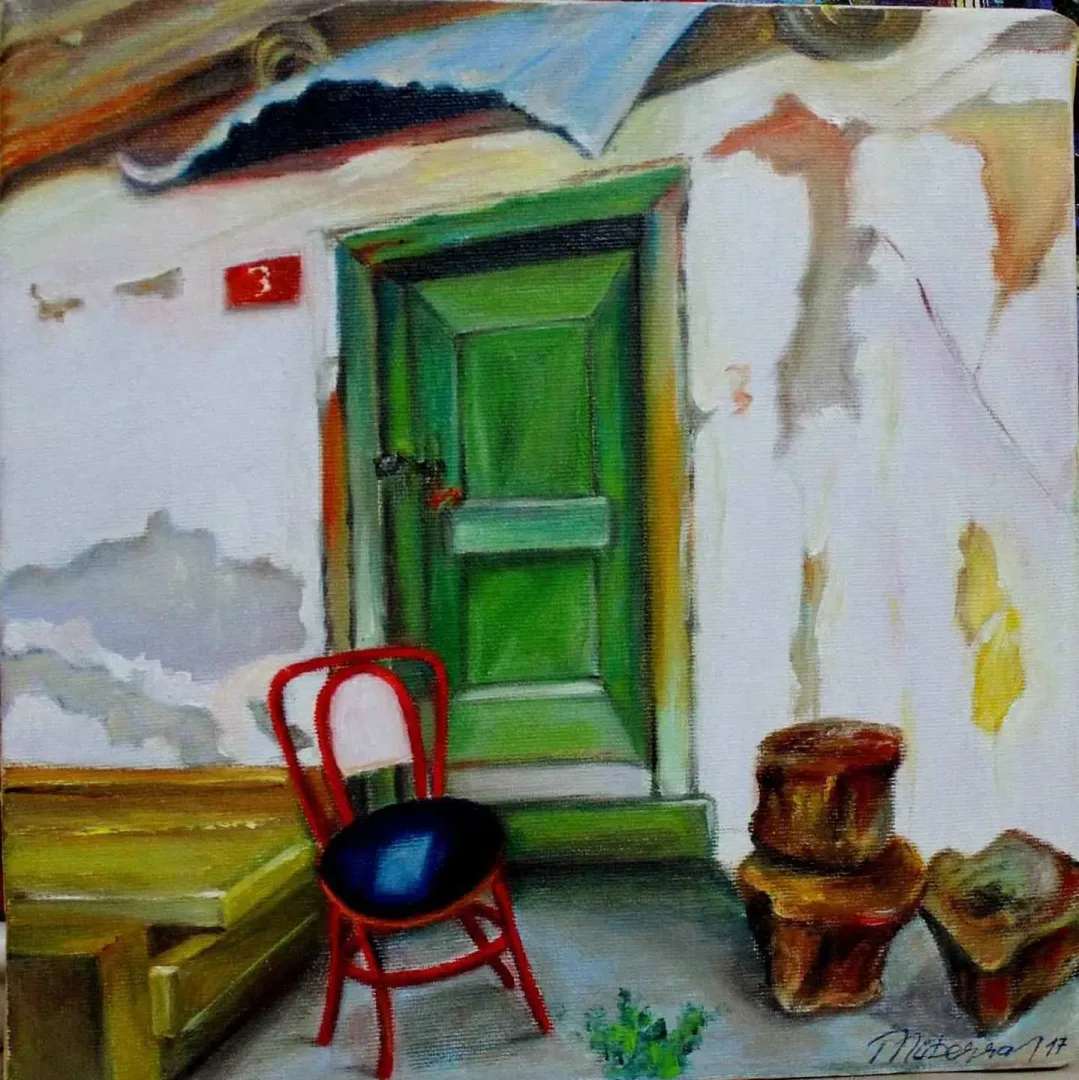 yakınlaştır "25x25" eseri MÜBERRA BÜLBÜL tarafından 2017 yılında 25x25 cm ölçülerinde Tuval üzeri yağlı boya tekniği ile yapılmıştır.