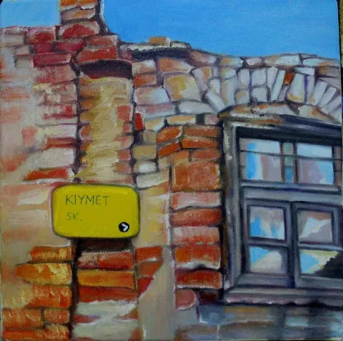 "25x25" eseri MÜBERRA BÜLBÜL tarafından 2017 yılında 25x25 cm ölçülerinde Tuval üzeri yağlı boya tekniği ile yapılmıştır.