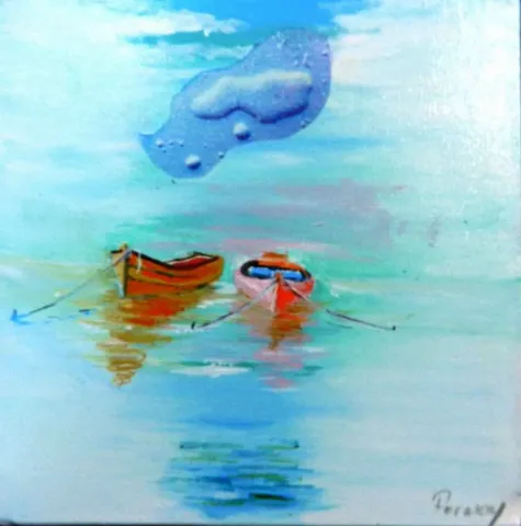 FERMAN AYDIN — “25x25”, 2017 "25x25" eseri FERMAN AYDIN tarafından 2017 yılında 25x25 cm ölçülerinde Tuval üzeri akrilik boya tekniği ile yapılmıştır.