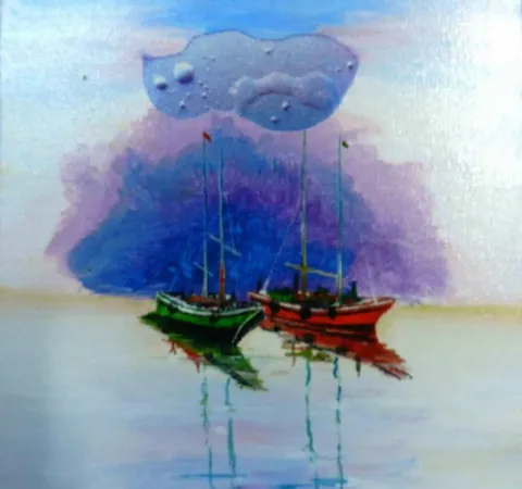 FERMAN AYDIN — “25x25”, 2017 "25x25" eseri FERMAN AYDIN tarafından 2017 yılında 25x25 cm ölçülerinde Tuval üzeri akrilik boya tekniği ile yapılmıştır.