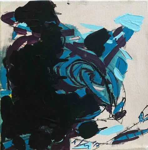 "25x25" eseri MERVE GÜVEN tarafından 2017 yılında 25x25 cm ölçülerinde Tuval üzeri akrilik boya tekniği ile yapılmıştır.