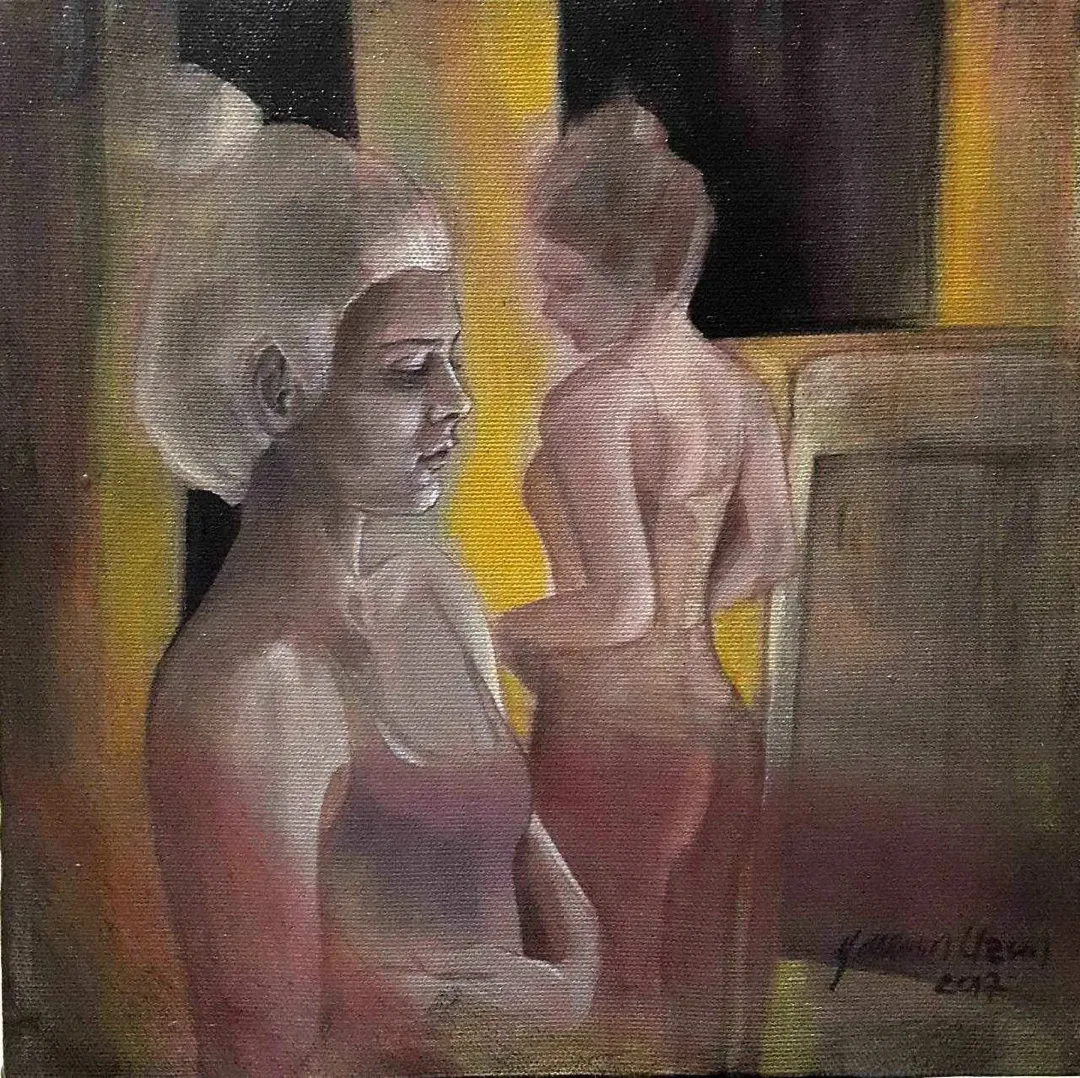 "Kara Tahta" eseri YASEMİN UZUN tarafından 2017 yılında 25x25 cm ölçülerinde Tuval üzeri yağlı boya tekniği ile yapılmıştır.