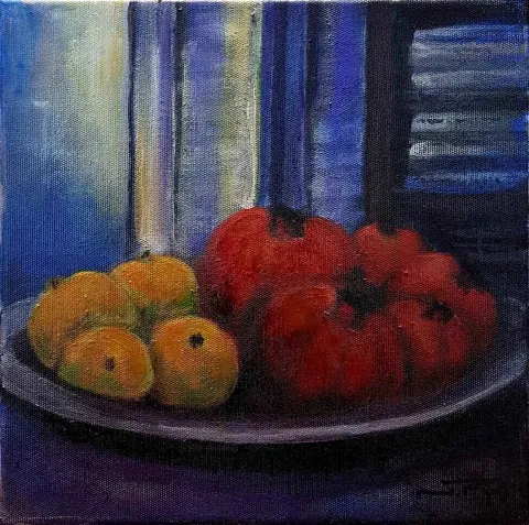 NESLİHAN RUGANCI — “isimsiz”, 2017 "isimsiz" eseri NESLİHAN RUGANCI tarafından 2017 yılında 25x25 cm ölçülerinde Tuval üzeri akrilik boya tekniği ile yapılmıştır.