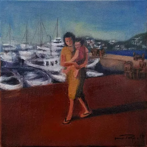 NESLİHAN RUGANCI — “isimsiz”, 2017 "isimsiz" eseri NESLİHAN RUGANCI tarafından 2017 yılında 25x25 cm ölçülerinde Tuval üzeri akrilik boya tekniği ile yapılmıştır.