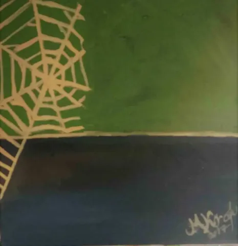 "isimsiz" eseri MELİKE KÖROĞLU tarafından 25x25 cm ölçülerinde Tuval üzeri yağlı boya tekniği ile yapılmıştır.