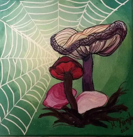 "isimsiz" eseri MELİKE KÖROĞLU tarafından 25x25 cm ölçülerinde Tuval üzeri yağlı boya tekniği ile yapılmıştır.