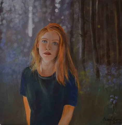ÖZLEM KARA — “isimsiz”, 2017 "isimsiz" eseri ÖZLEM KARA tarafından 2017 yılında 25x25 cm ölçülerinde Tuval üzeri yağlı boya tekniği ile yapılmıştır.
