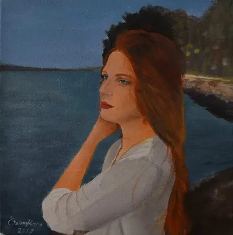 ÖZLEM KARA — “isimsiz”, 2017 "isimsiz" eseri ÖZLEM KARA tarafından 2017 yılında 25x25 cm ölçülerinde Tuval üzeri yağlı boya tekniği ile yapılmıştır.