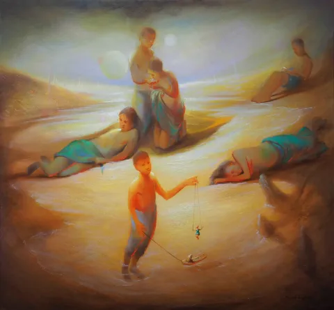 "Aynı Arzular" eseri YUSUF ŞENGÜR tarafından 2017 yılında 130x140 cm ölçülerinde Tuval üzeri yağlı boya tekniği ile yapılmıştır.