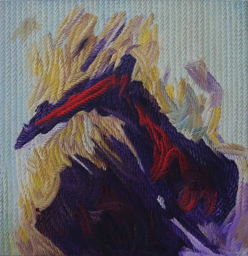 yakınlaştır "Sesler ve izler" eseri AHMET YEŞİL tarafından 2018 yılında 60x60 cm ölçülerinde Tuval üzeri yağlı boya tekniği ile yapılmıştır.