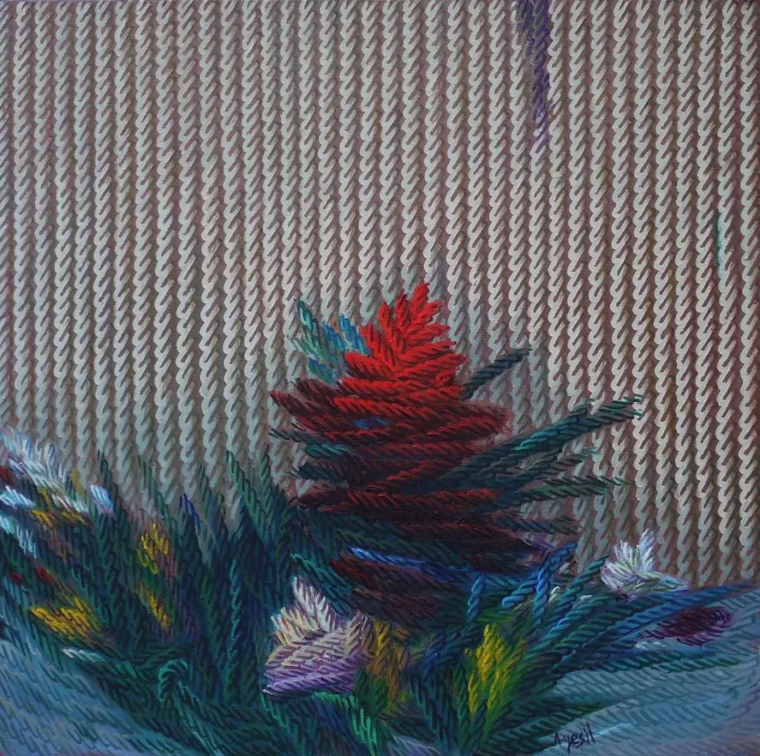 yakınlaştır "Tarihsiz Günlükler" eseri AHMET YEŞİL tarafından 2017 yılında 60x60 cm ölçülerinde Tuval üzeri yağlı boya tekniği ile yapılmıştır.