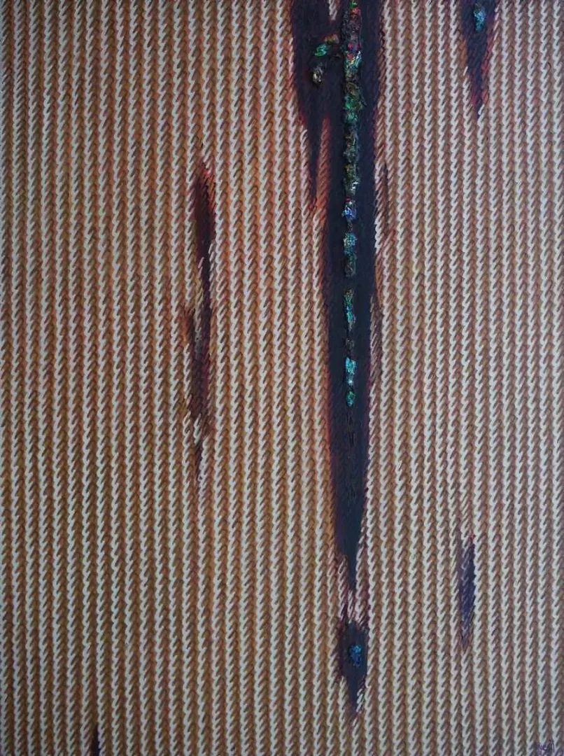 yakınlaştır "Sesler ve İzler" eseri AHMET YEŞİL tarafından 2017 yılında 120x90 cm ölçülerinde Tuval üzeri yağlı boya tekniği ile yapılmıştır.