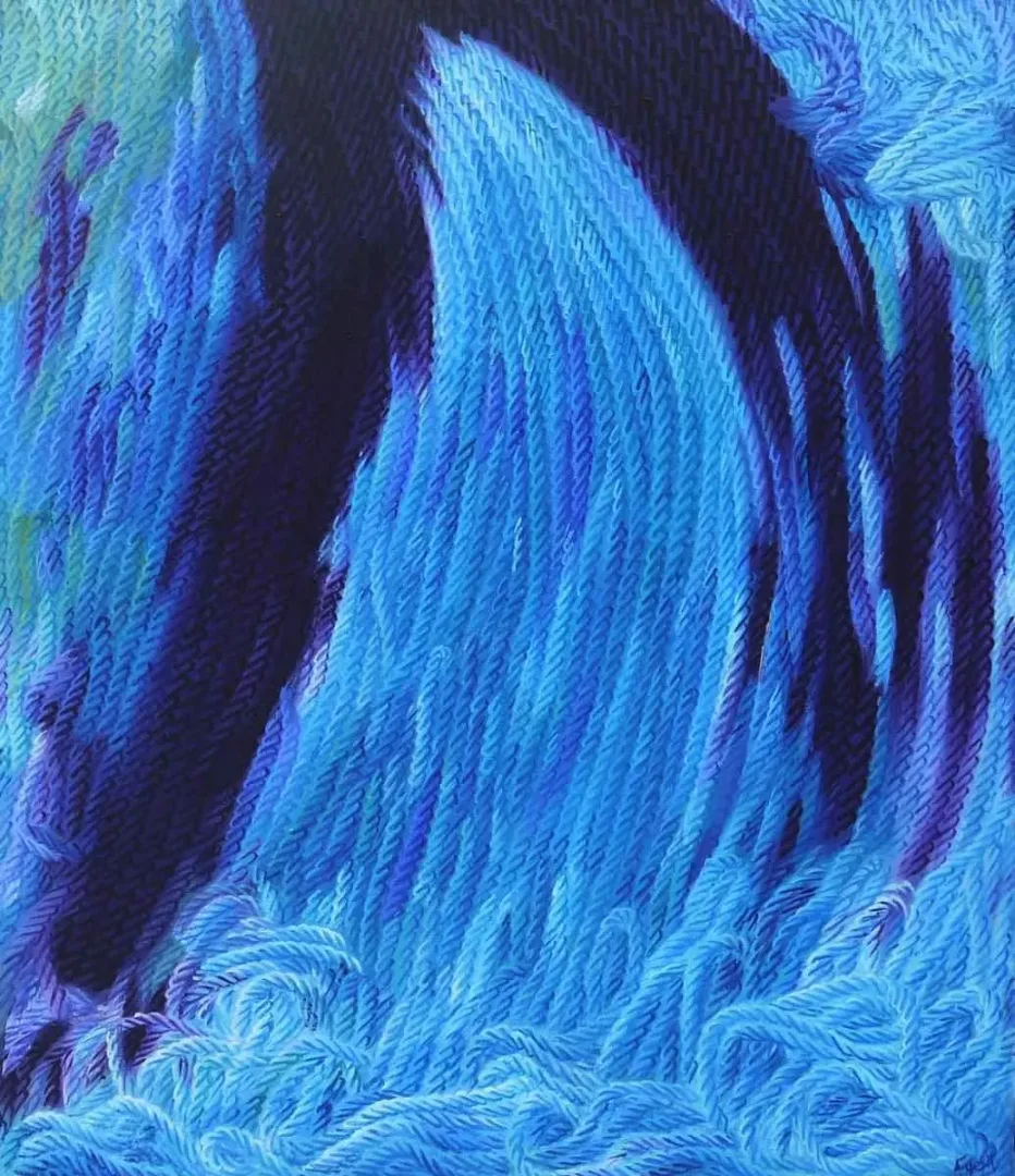 yakınlaştır "Sesler ve İzler" eseri AHMET YEŞİL tarafından 2018 yılında 100x80 cm ölçülerinde Tuval üzeri yağlı boya tekniği ile yapılmıştır.