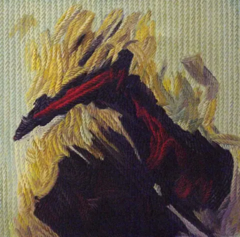"Sesler ve İzler 1" eseri AHMET YEŞİL tarafından 2017 yılında 60x60 cm ölçülerinde Tuval üzeri yağlı boya tekniği ile yapılmıştır.