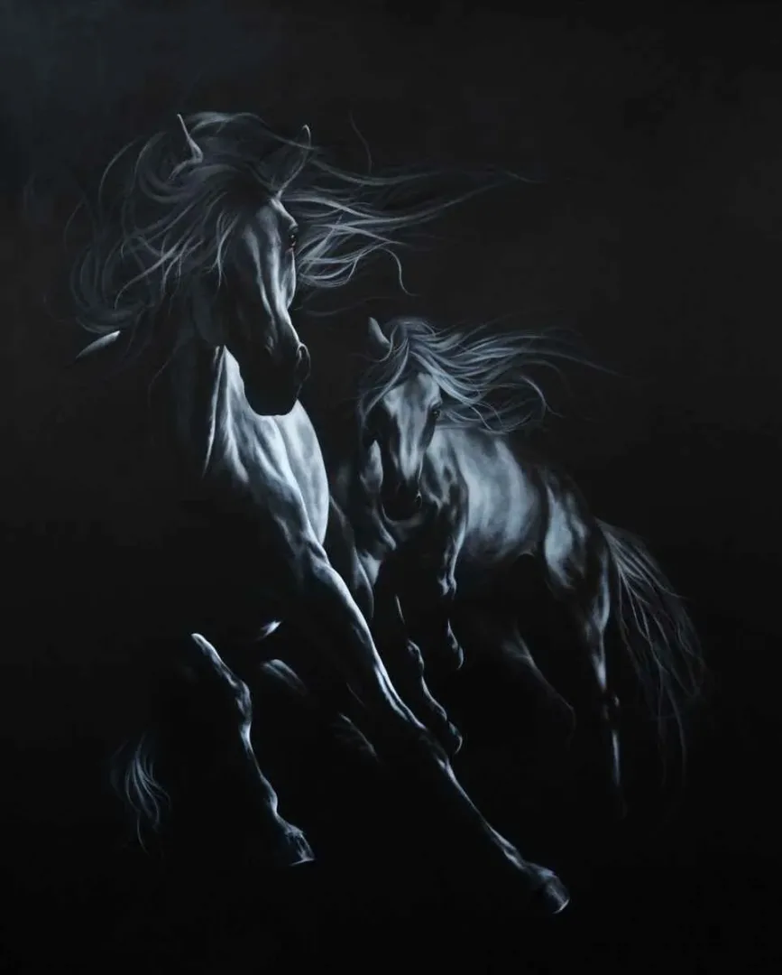yakınlaştır "Gölgeler 3" eseri BEHZAT FEYZULLAH tarafından 2018 yılında 140x115 cm ölçülerinde Tuval üzeri yağlı boya tekniği ile yapılmıştır.