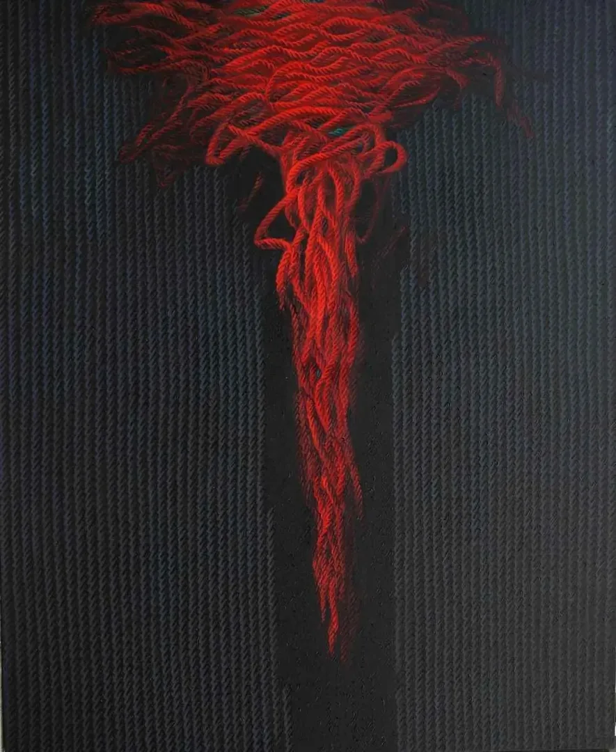 "Sesler ve İzler" eseri AHMET YEŞİL tarafından 2018 yılında 150x120 cm ölçülerinde Tuval üzeri yağlı boya tekniği ile yapılmıştır.