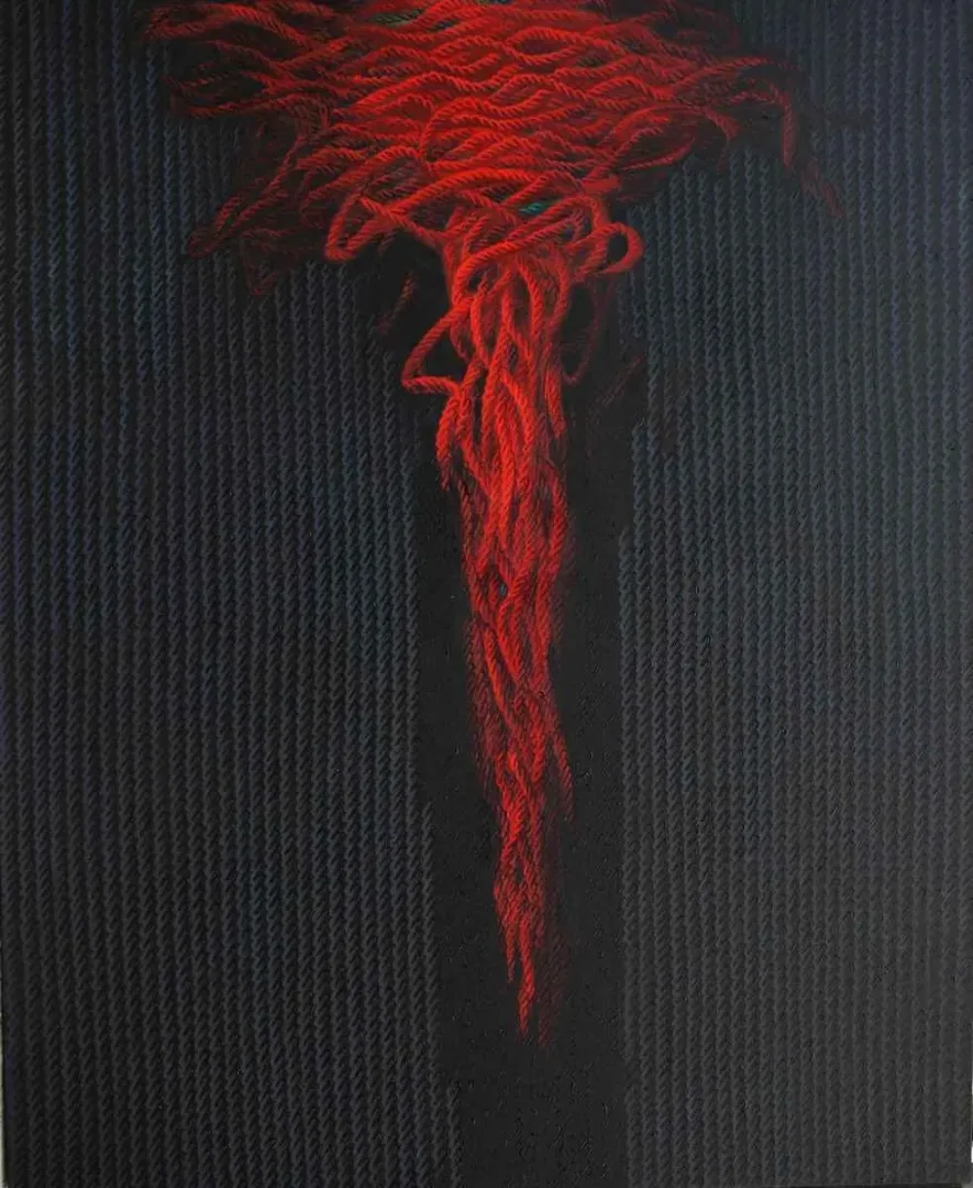 AHMET YEŞİL — “Sesler ve İzler”, 2018 "Sesler ve İzler" eseri AHMET YEŞİL tarafından 2018 yılında 150x120 cm ölçülerinde Tuval üzeri yağlı boya tekniği ile yapılmıştır.