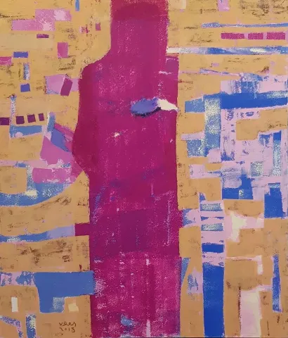 VEDAT ÖRS — 2018 Bu eser VEDAT ÖRS tarafından 2018 yılında 150x120 cm ölçülerinde Tuval üzeri karışık teknik tekniği ile yapılmıştır.