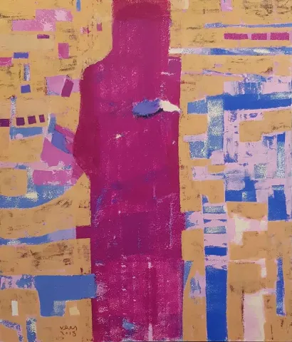 Bu eser VEDAT ÖRS tarafından 2018 yılında 150x120 cm ölçülerinde Tuval üzeri karışık teknik tekniği ile yapılmıştır.