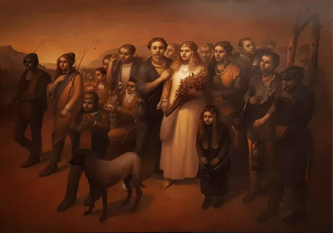 SERTAP YEĞİN — 2018 Bu eser SERTAP YEĞİN tarafından 2018 yılında 150x200 cm ölçülerinde Tuval üzeri yağlı boya tekniği ile yapılmıştır.