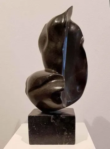 Bu eser DEMET KAYA tarafından 2018 yılında 38x23x17 cm ölçülerinde Serpantin tekniği ile yapılmıştır.