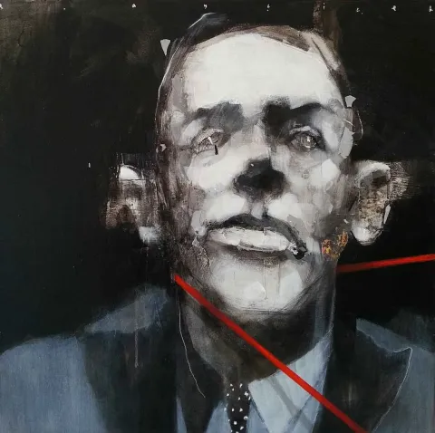 Bu eser ERCAN AYÇİÇEK tarafından 2018 yılında 60x60 cm ölçülerinde Tuval üzeri akrilik boya tekniği ile yapılmıştır.