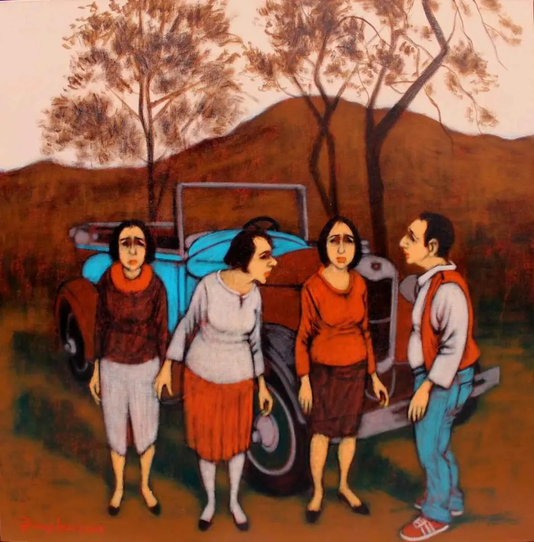 ORHAN UMUT — 2018 Bu eser ORHAN UMUT tarafından 2018 yılında 60x60 cm ölçülerinde Tuval üzeri akrilik boya tekniği ile yapılmıştır.