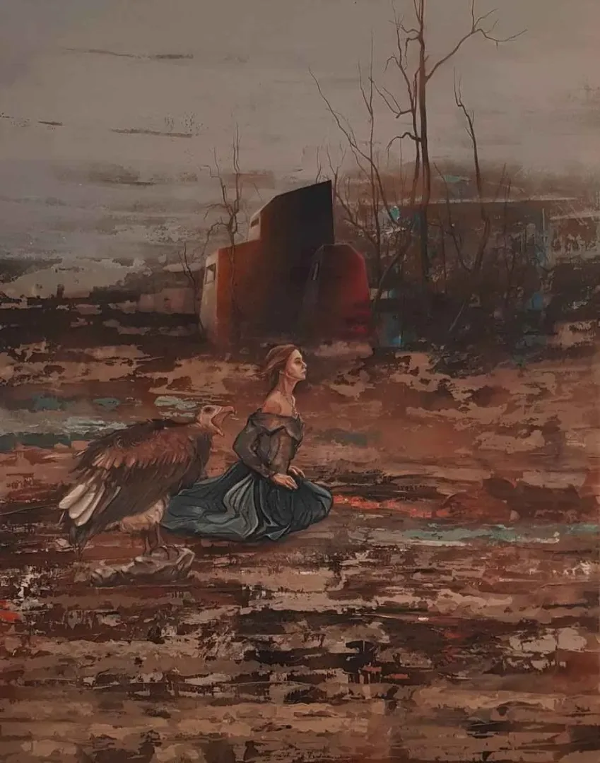MAHMUT ÖZDEMİR — 2018 Bu eser MAHMUT ÖZDEMİR tarafından 2018 yılında 120x90 cm ölçülerinde Tuval üzeri karışık teknik tekniği ile yapılmıştır.