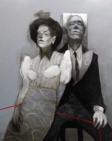 "Seviyorsan Söyle 1" eseri ERCAN AYÇİÇEK tarafından 2018 yılında 150x120 cm ölçülerinde Tuval üzeri akrilik boya tekniği ile yapılmıştır.