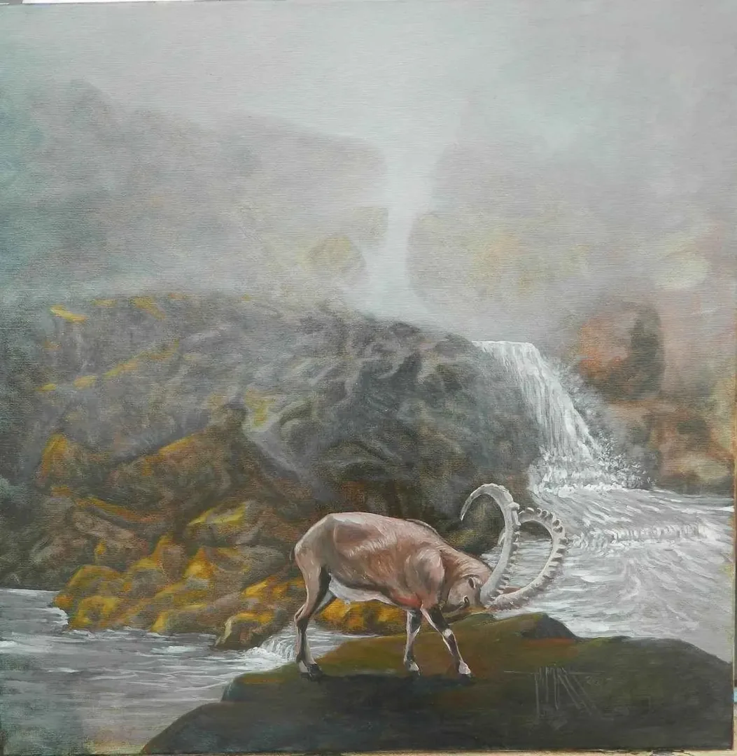 yakınlaştır "İsimsiz" eseri HASAN MİRZA tarafından 2018 yılında 60x60 cm ölçülerinde Tuval üzeri yağlı boya tekniği ile yapılmıştır.