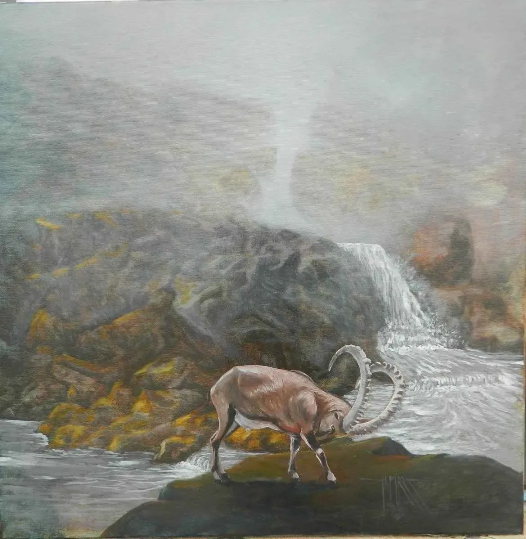HASAN MİRZA — 2018 Bu eser HASAN MİRZA tarafından 2018 yılında 60x60 cm ölçülerinde Tuval üzeri yağlı boya tekniği ile yapılmıştır.