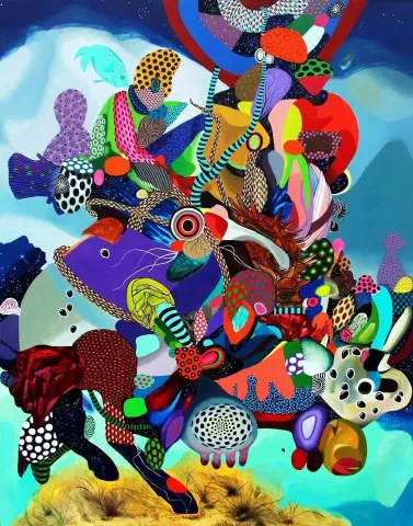 LEVENT OYLUÇTARHAN — 2018 Bu eser LEVENT OYLUÇTARHAN tarafından 2018 yılında 150x120 cm ölçülerinde Tuval üzeri yağlı boya tekniği ile yapılmıştır.