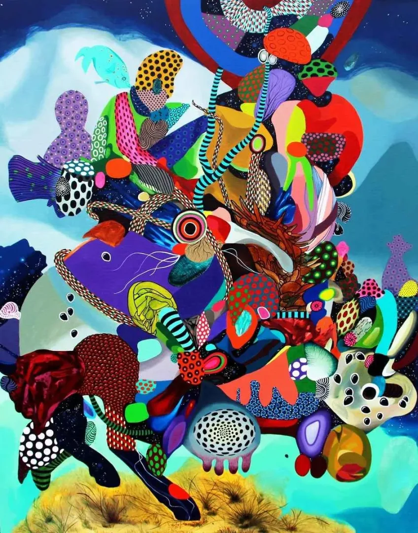 LEVENT OYLUÇTARHAN — 2018 Bu eser LEVENT OYLUÇTARHAN tarafından 2018 yılında 150x120 cm ölçülerinde Tuval üzeri yağlı boya tekniği ile yapılmıştır.