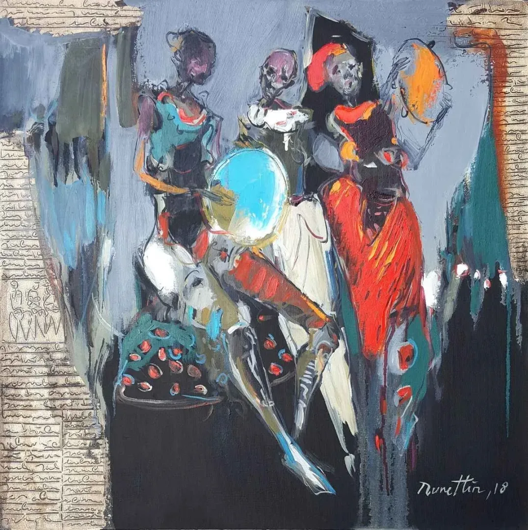 NURETTİN AKKAYA — 2018 Bu eser NURETTİN AKKAYA tarafından 2018 yılında 60x60 cm ölçülerinde Tuval üzeri yağlı boya tekniği ile yapılmıştır.