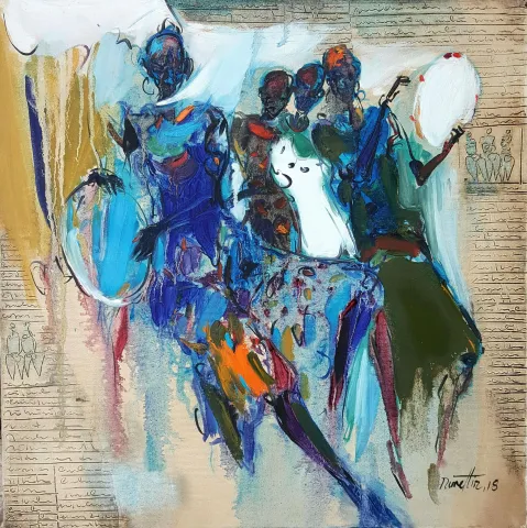 NURETTİN AKKAYA — 2018 Bu eser NURETTİN AKKAYA tarafından 2018 yılında 60x60 cm ölçülerinde Tuval üzeri yağlı boya tekniği ile yapılmıştır.