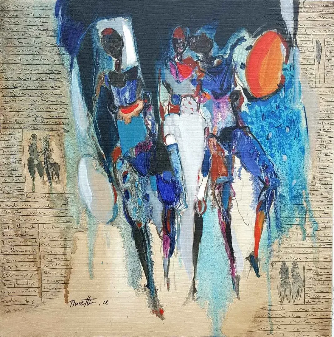 NURETTİN AKKAYA — 2018 Bu eser NURETTİN AKKAYA tarafından 2018 yılında 60x60 cm ölçülerinde Tuval üzeri yağlı boya tekniği ile yapılmıştır.