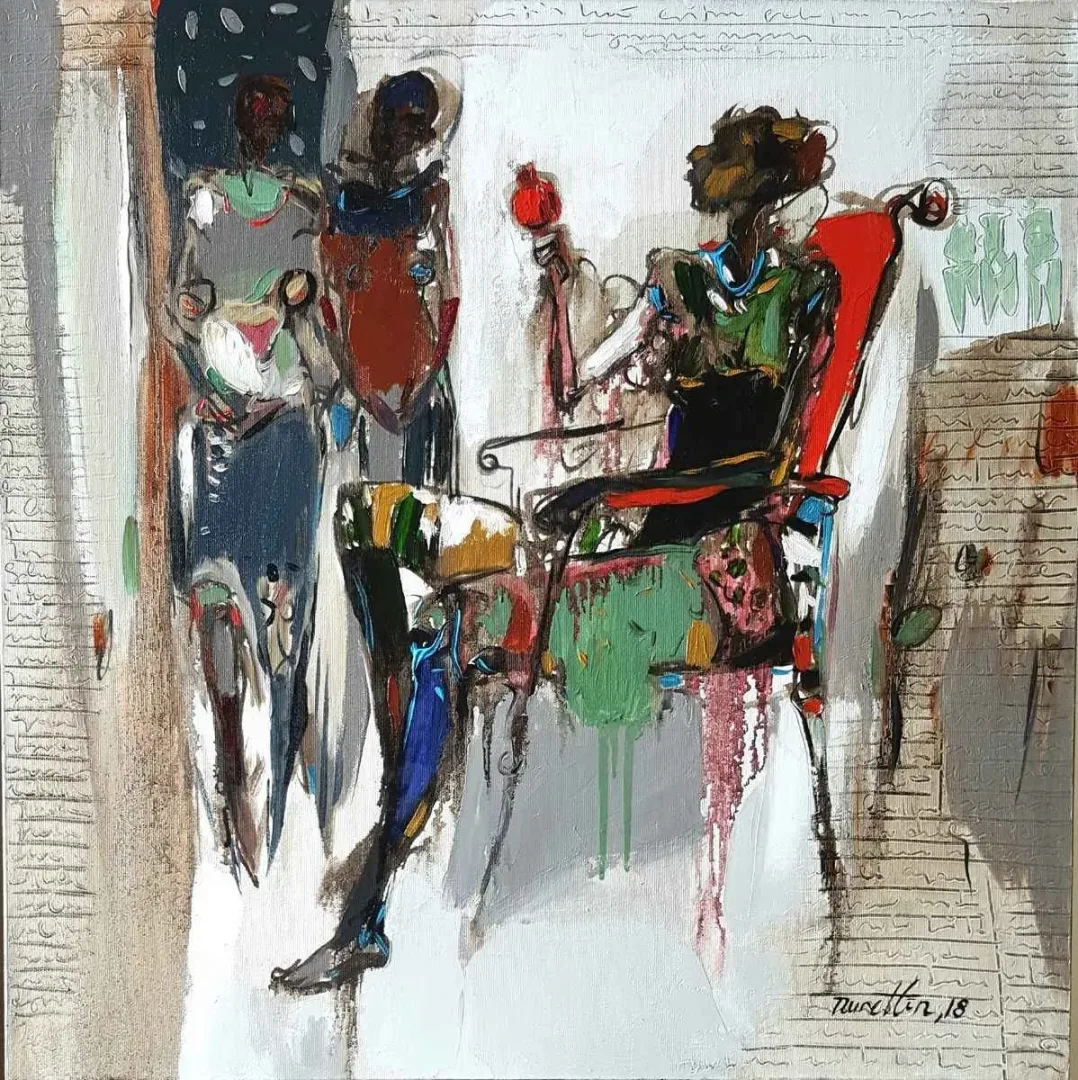 NURETTİN AKKAYA — 2018 Bu eser NURETTİN AKKAYA tarafından 2018 yılında 60x60 cm ölçülerinde Tuval üzeri yağlı boya tekniği ile yapılmıştır.