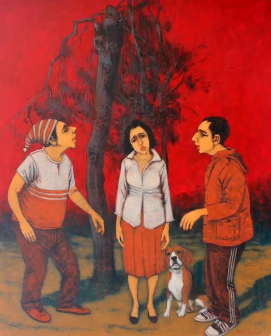ORHAN UMUT — 2018 Bu eser ORHAN UMUT tarafından 2018 yılında 150x120 cm ölçülerinde Tuval üzeri akrilik boya tekniği ile yapılmıştır.
