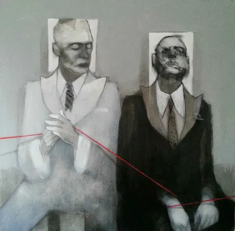 "Bir İnsan Yeter" eseri ERCAN AYÇİÇEK tarafından 2018 yılında 60x60 cm ölçülerinde Tuval üzeri akrilik boya tekniği ile yapılmıştır.