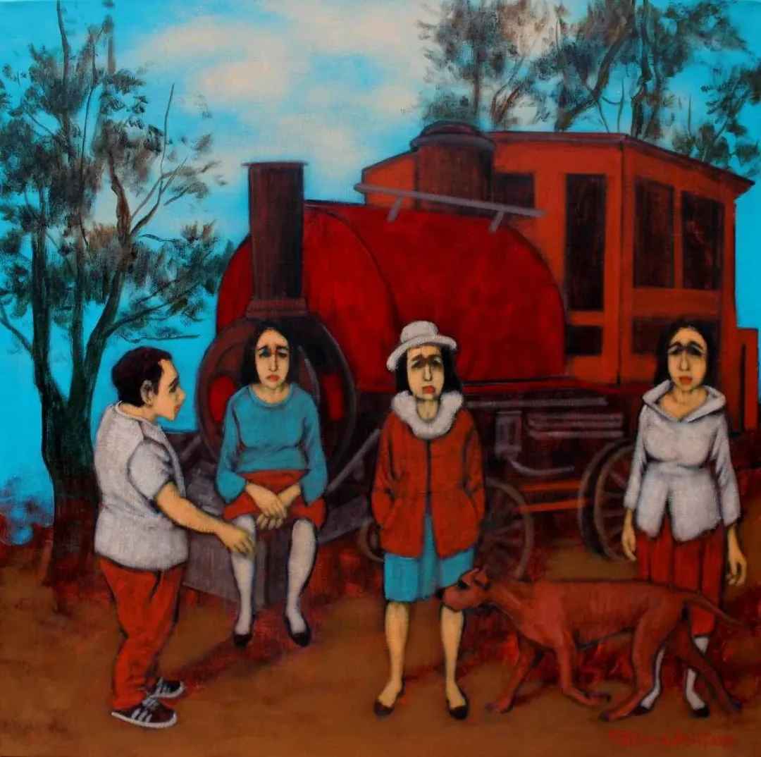 ORHAN UMUT — 2018 Bu eser ORHAN UMUT tarafından 2018 yılında 60x60 cm ölçülerinde Tuval üzeri akrilik boya tekniği ile yapılmıştır.