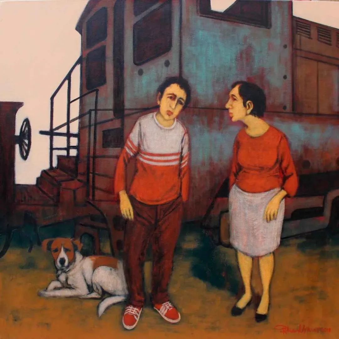 ORHAN UMUT — 2018 Bu eser ORHAN UMUT tarafından 2018 yılında 60x60 cm ölçülerinde Tuval üzeri akrilik boya tekniği ile yapılmıştır.