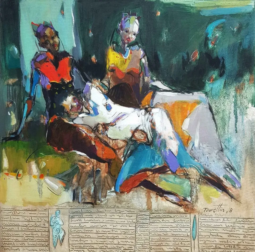 Bu eser NURETTİN AKKAYA tarafından 2018 yılında 60x60 cm ölçülerinde Tuval üzeri yağlı boya tekniği ile yapılmıştır.