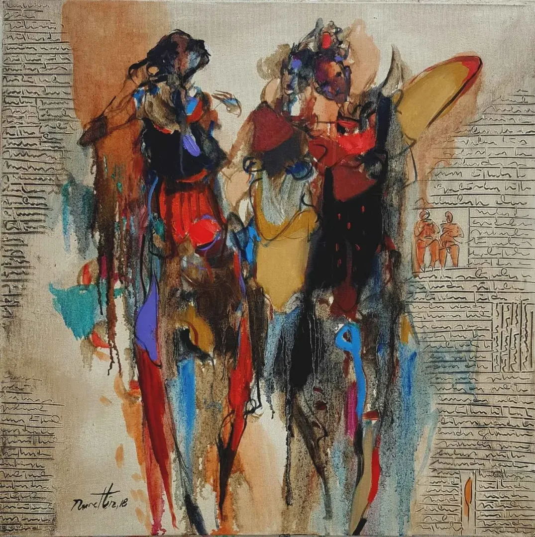 Bu eser NURETTİN AKKAYA tarafından 2018 yılında 60x60 cm ölçülerinde Tuval üzeri yağlı boya tekniği ile yapılmıştır.