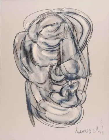 ALİ HERİSCHİ — “Portre”, 2018 "Portre" eseri ALİ HERİSCHİ tarafından 2018 yılında 150x120 cm ölçülerinde Karışık teknik tekniği ile yapılmıştır.