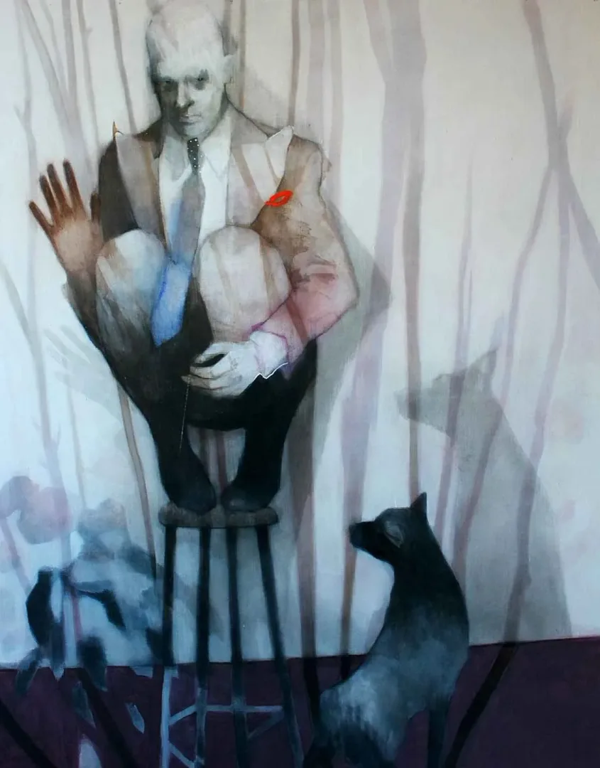 Bu eser ERCAN AYÇİÇEK tarafından 2018 yılında 150x120 cm ölçülerinde Tuval üzeri akrilik boya tekniği ile yapılmıştır.