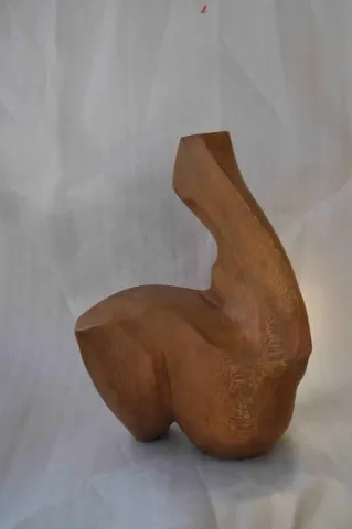 Bu eser AZİMET KARAMAN tarafından 2018 yılında 58x40x22 cm ölçülerinde Ahşap Yontu tekniği ile yapılmıştır.