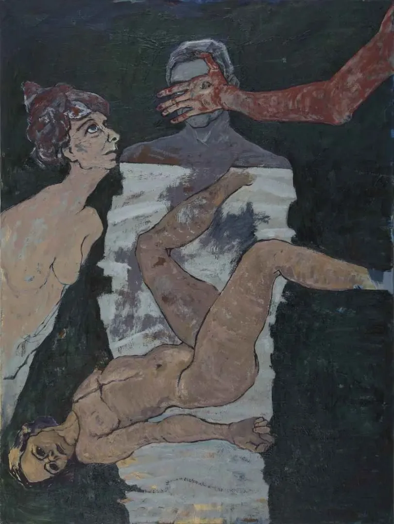 "İsimsiz" eseri AYŞENUR KÖKSAL tarafından 2017 yılında 130x97 cm ölçülerinde Tuval üzeri yağlı boya tekniği ile yapılmıştır.